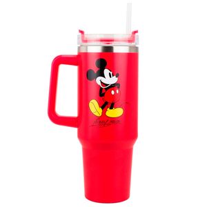 Canecão C/ Canudo Mickey Mouse 1,1L em Aço Inox Minas Presentes