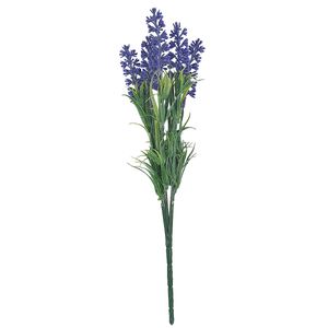 Buquê de Lavanda Veludo Artificial 31cm em Plástico Bella Garden