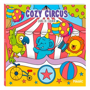 Livro P/ Colorir Cozy Circus 23,5cm em Papel Magic Kids