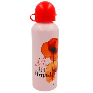Garrafa Mãe Flores 500ml em Alumínio Interponte