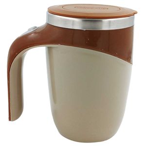 Caneca Mixer C/ Tampa 350ml em Aço Inox Fu Xing