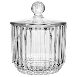 Manteigueira Francesa Imperatriz 9x9x11cm em Cristal Wolff