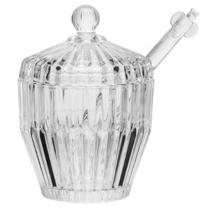 Meleira C/ Pegador Imperatriz 8x8x11cm em Cristal Wolff