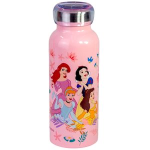 Garrafa Bubble Princesas 500ml em Aço Inox Zona Criativa
