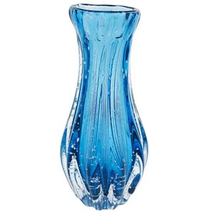 Vaso Decorativo Italy Tulipa 18x8cm em Vidro Newway
