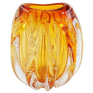 Vaso Decorativo Italy Botão 13x14cm em Vidro Newway
