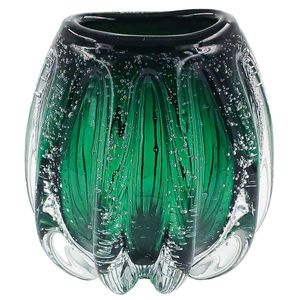Vaso Decorativo Italy Botão 13x14cm em Vidro Newway