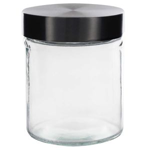 Pote Hermético Redondo 350ml em Vidro Fu Xing