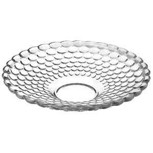 Bandeja Bubble 24cm em Vidro FlashGoods