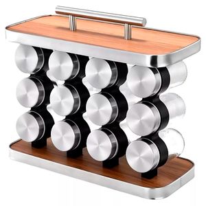 Jogo Porta Condimentos 12 Peças em Vidro FlashGoods