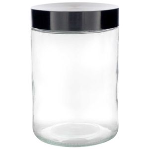 Pote Hermético Redondo 1,2L em Vidro Fu Xing