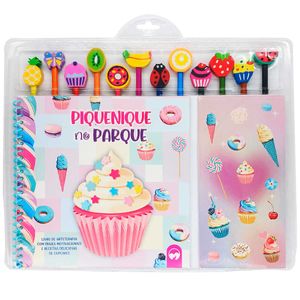 Livro P/ Colorir Piquenique no Parque 21cm em Papel Vale das Letras