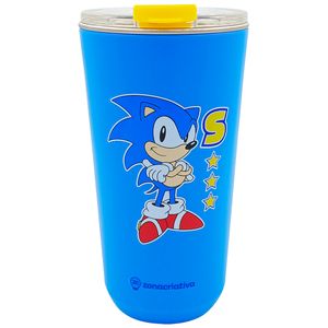 Copo Sky C/ Tampa Sonic 500ml em Aço Inox Zona Criativa