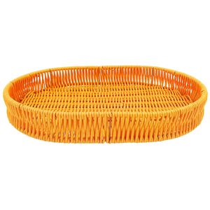 Bandeja Oval Decorativa 29,5x19,5cm em Plástico Clink