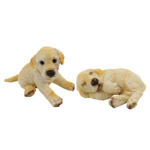Kit Cachorros Decorativos 8x6cm em Resina Youbai