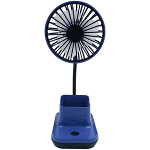 Ventilador Portátil C/ Porta Objetos 28x18cm em Plástico Top Útil