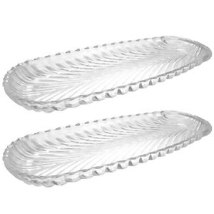 Kit Petisqueiras 2 Peças 19cm em Vidro Freecom