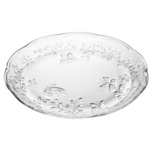 Prato Raso New Butterfly 27cm em Cristal Lyor