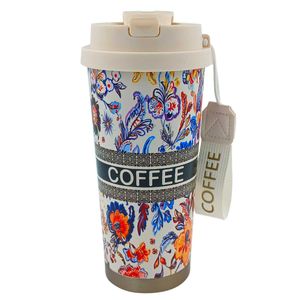 Copo Térmico C/ Canudo 510ml em Aço Inox Golden Rio
