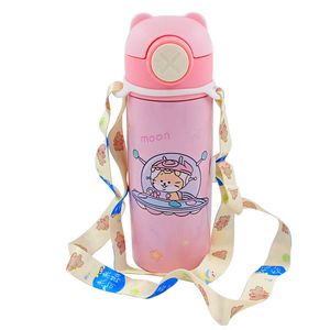 Garrafa Térmica Infantil 450ml em Aço Inox Golden Rio