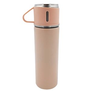 Kit Garrafa Térmica C/ Copo 3 Peças em Aço Inox Golden Rio
