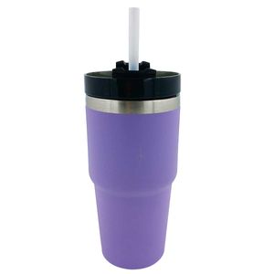 Copo Térmico C/ Canudo 600ml em Aço Inox Golden Rio