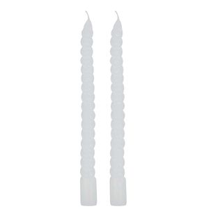 Velas Espiral Decorativa 2 Peças 25cm em Parafina Gifthome