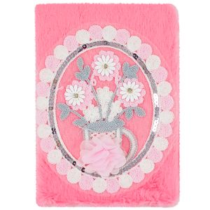 Caderno de Pelúcia 13,9x20,5cm em Papel Interponte