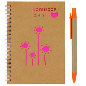 Caderno C/ Caneta 11,8x16,8cm em Papel Interponte