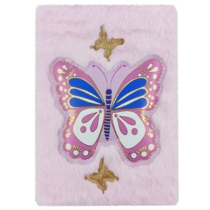 Caderno Borboleta Pelúcia 13,9x20,5cm em Papel Interponte
