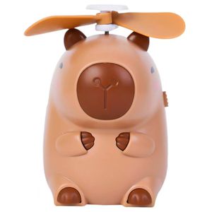 Mini Ventilador Capivara Portátil 6,5x8cm em Plástico Michael Judi