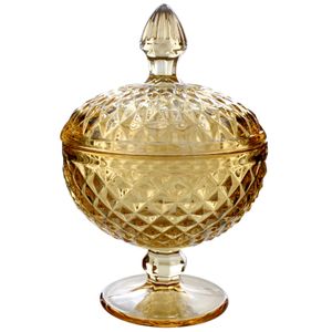 Potiche Lumiére Decorativo 12x18,5cm em Vidro Kehome