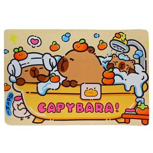 Tapete Capivara Decorativo 39x59cm em Poliéster Fu Xing