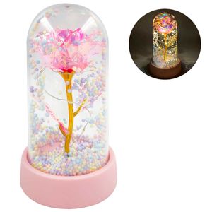 Luminária Cúpula Rosa 14cm em Plástico Fu Xing