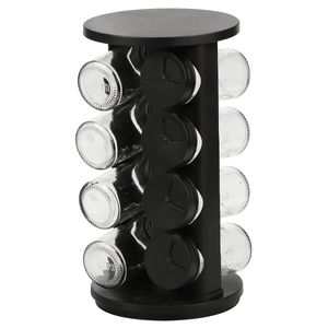 Porta Condimento Giratório 8 Peças em Vidro Wellmix