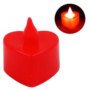 Vela Coração LED 4cm em Plástico Interponte