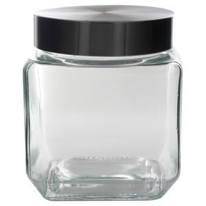 Pote Hermético C/ Tampa 500ml em Vidro Fu Xing