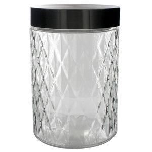 Pote Hermético C/ Tampa 1,2L em Vidro Fu Xing