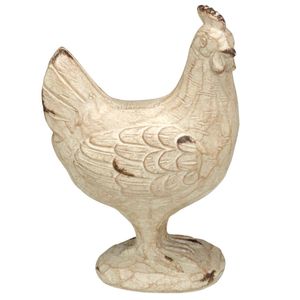 Galinha Decorativa 22x15cm em Resina Mabruk