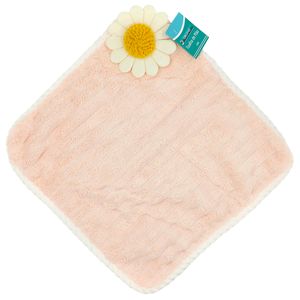 Toalha Bate Mão Flor 30x30cm em Poliéster Kehome