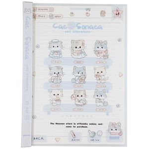 Caderno de Anotação Gato 18,3x26cm em Papel Michael Judi