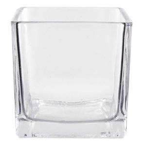 Vaso Decorativo 6x6cm em Vidro Freecom