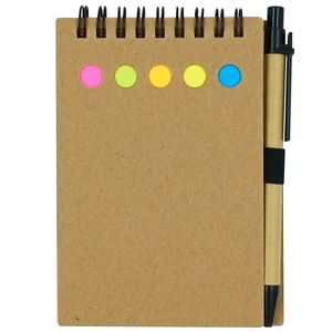 Kit Bloco de Anotação C/ Caneta 9x13,5cm em Papel Amigold