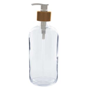 Porta Sabonete Líquido 500ml em Vidro Fu Xing