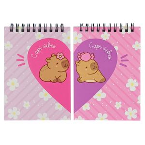 Kit Bloco de Anotação Capivara 2 Peças em Papel Fu Xing