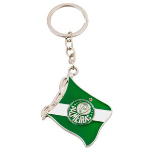 Chaveiro Bandeira Palmeiras 11cm em Metal Mileno