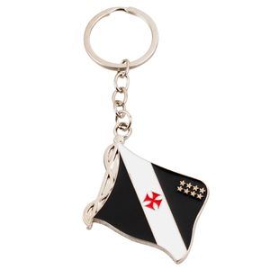 Chaveiro Bandeira Vasco da Gama 11cm em Metal Mileno