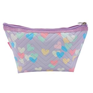 Nécessaire Feminina Coração 22x13cm em PVC Qualis