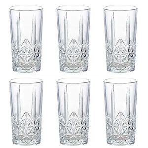 Jogo de Copos Light 280ml em Vidro Lehavi