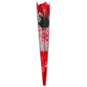 Rosa Botão Artificial 35,5cm em Plástico FWB